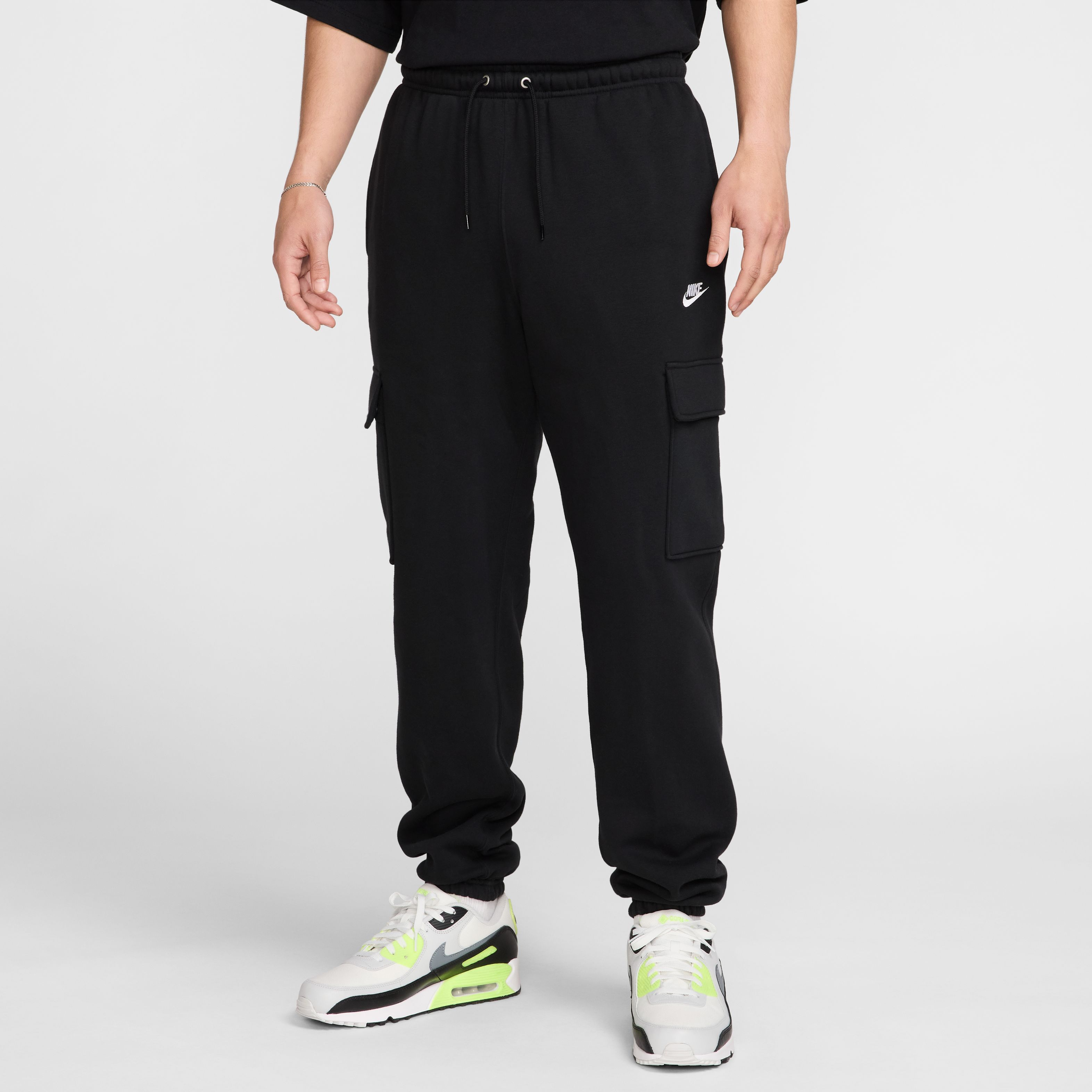 Nike new Ανδρικό Παντελόνι Φόρμας Cargo φλις FN3805-010