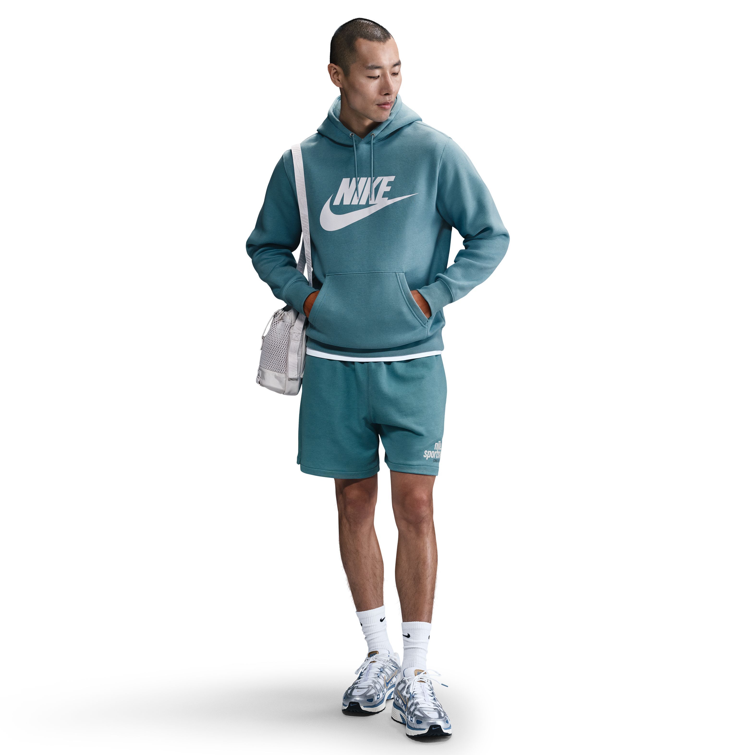 Nike new Ανδρική Μπλούζα κουκουλα Φούτερ fleece FN3868-464