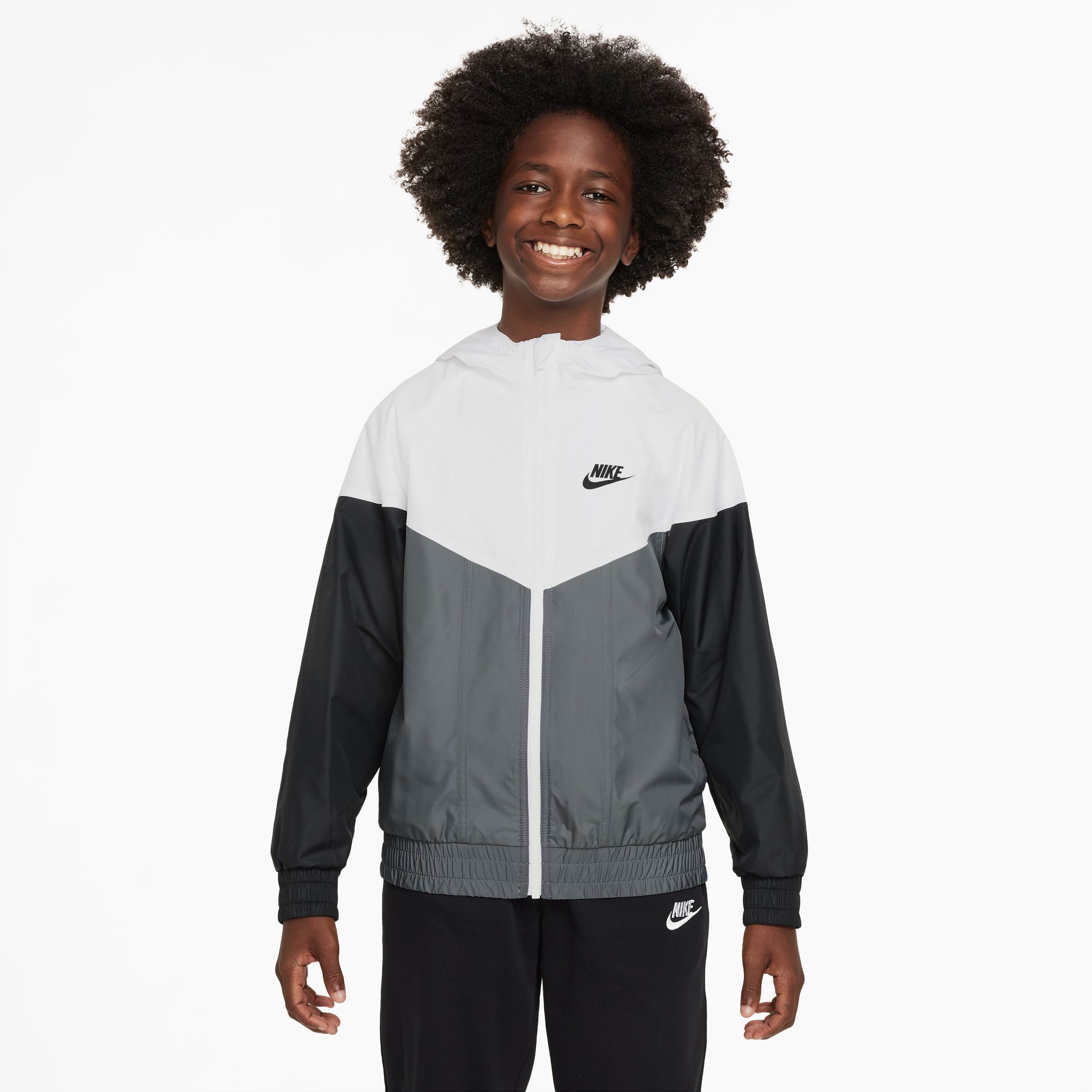 Nike Παιδικό Αντιανεμικό Μπουφάν FZ5516-100