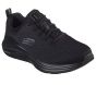 SKECHERS MESH LACE UP 232625-BBK