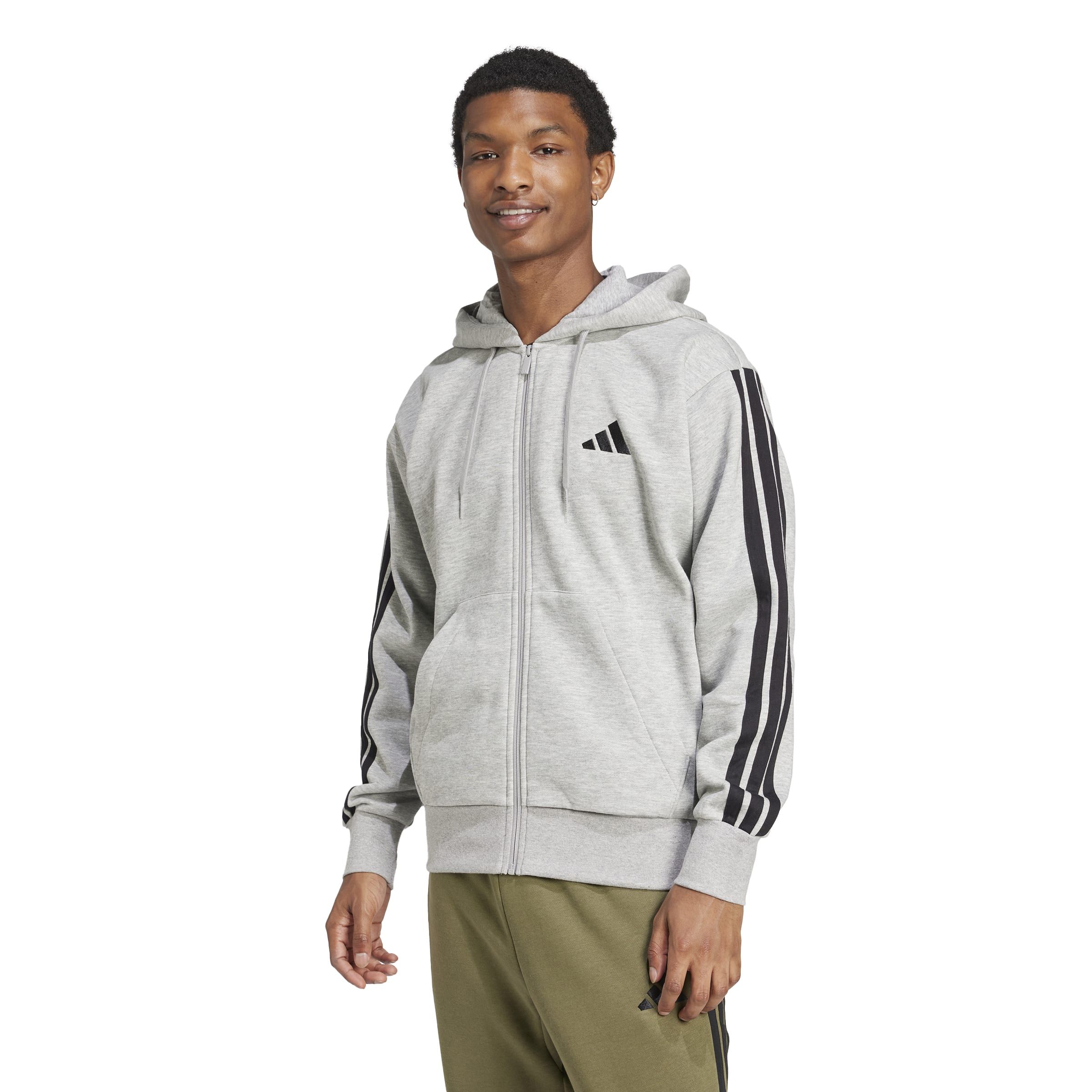ADIDAS M 3S FL FZ HD Ανδρική Ζακέτα Φλις JD1865