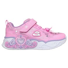 SKECHERS ΠΑΙΔΙΚΑ ΑΘΛΗΤΙΚΑ ΠΑΠΟΥΤΣΙΑ SNEAKERS ΜΕ ΦΩΤΑΚΙΑ PRINCESS STEPS 303732LC-PNK