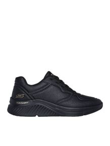 SKECHERS ΑΘΛΗΤΙΚΑ ΠΑΠΟΥΤΣΙΑ SNEAKERS ΔΕΡΜΑ W ARCH COMFORT PU SPECKLED LACE UP 117560-BBK