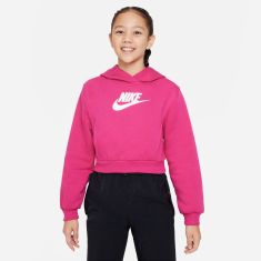 Nike Παιδική Μπλούζα Φούτερ Crop FD2925-615