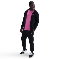 Nike new Ανδρικό Παντελόνι Φόρμας φλις ροζ σημα FN3787-011