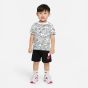Nike Μπεμπέ Σετ Μπλούζα - Σόρτς 66J217-023