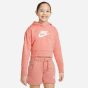 NIKE G NSW CLUB FT CROP HOODIE HBR DC7210-824