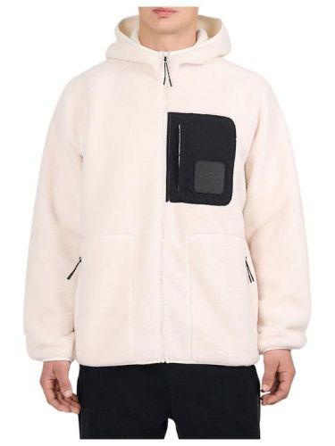 4F Ανδρική ζακέτα Fleece Προβατάκι  4FWAW26TFLEM481-83S