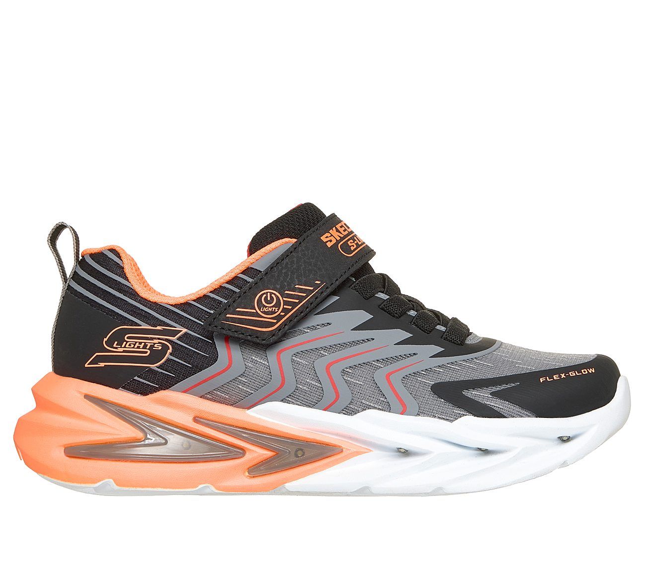 SKECHERS ΠΑΙΔΙΚΑ ΑΘΛΗΤΙΚΑ ΠΑΠΟΥΤΣΙΑ ΜΕ ΦΩΤΑΚΙΑ FLEX-GLOW ULTRA - PRISM-PACER 400141LC-BKCC