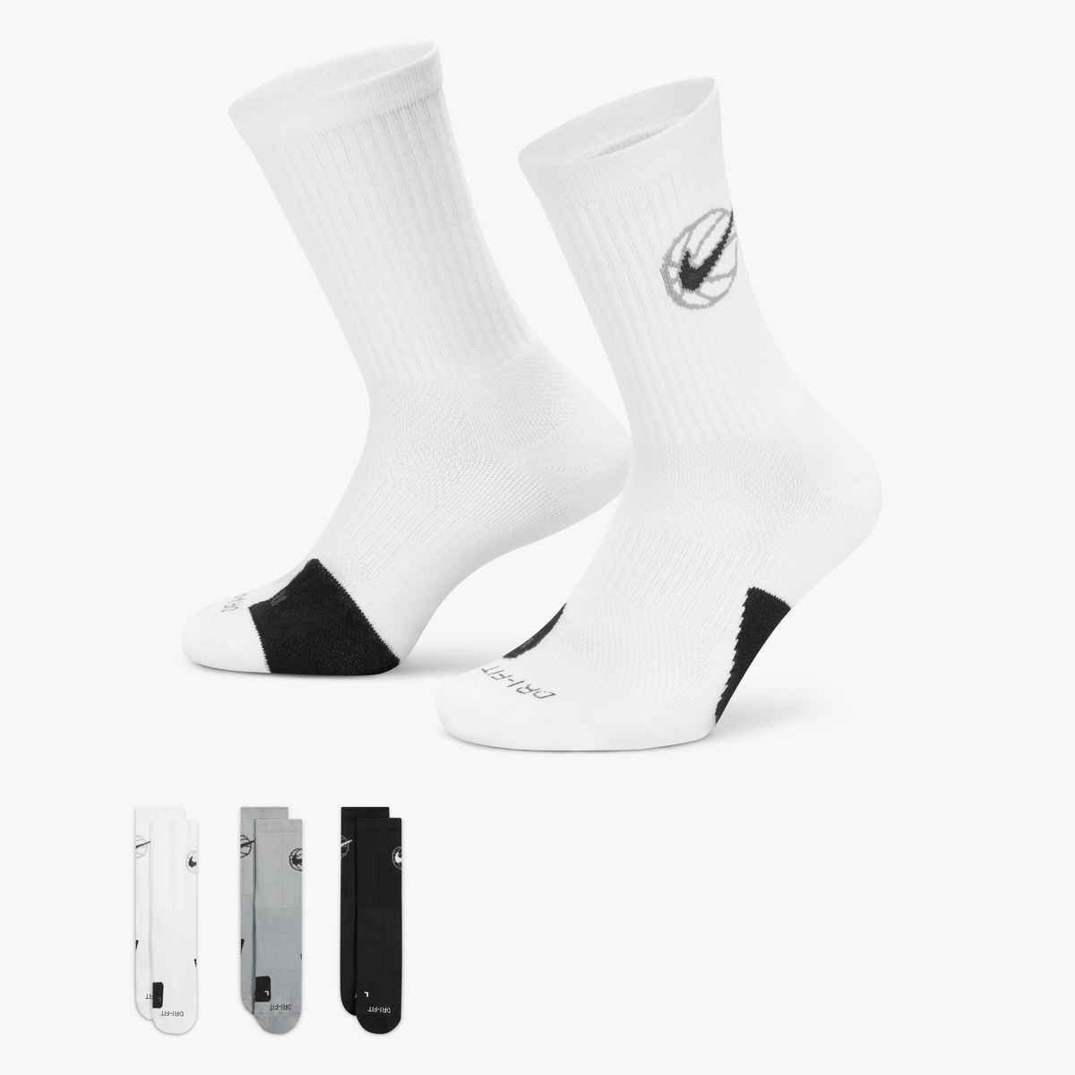 Nike Kάλτσες (3 Ζευγάρια) DA2123-902