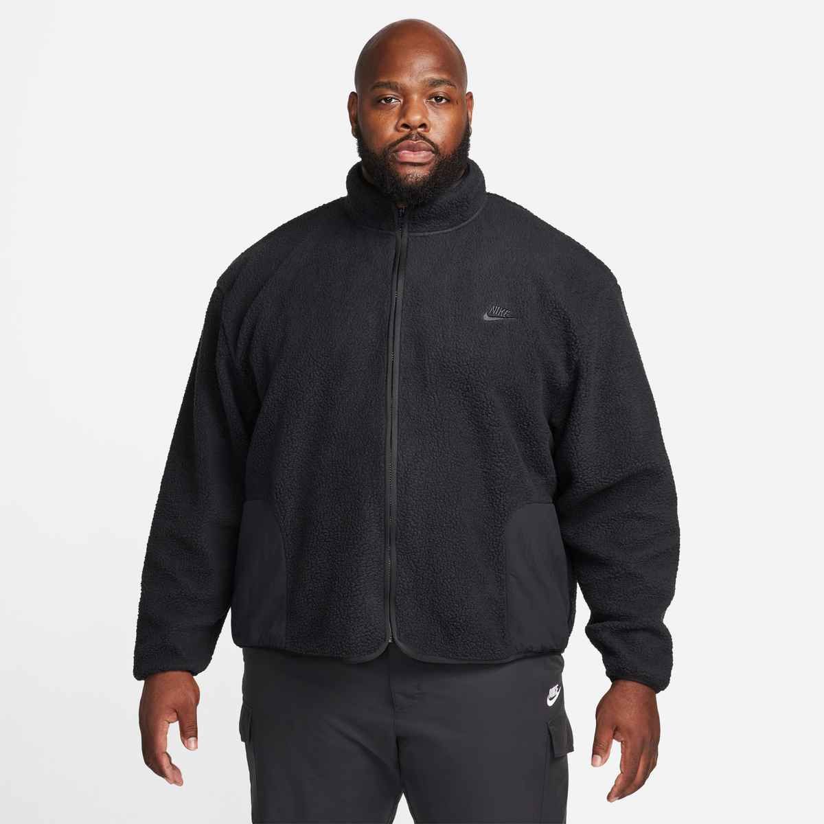 Nike Ανδρική Ζακέτα Fleece Sherpa loose FB8386-010