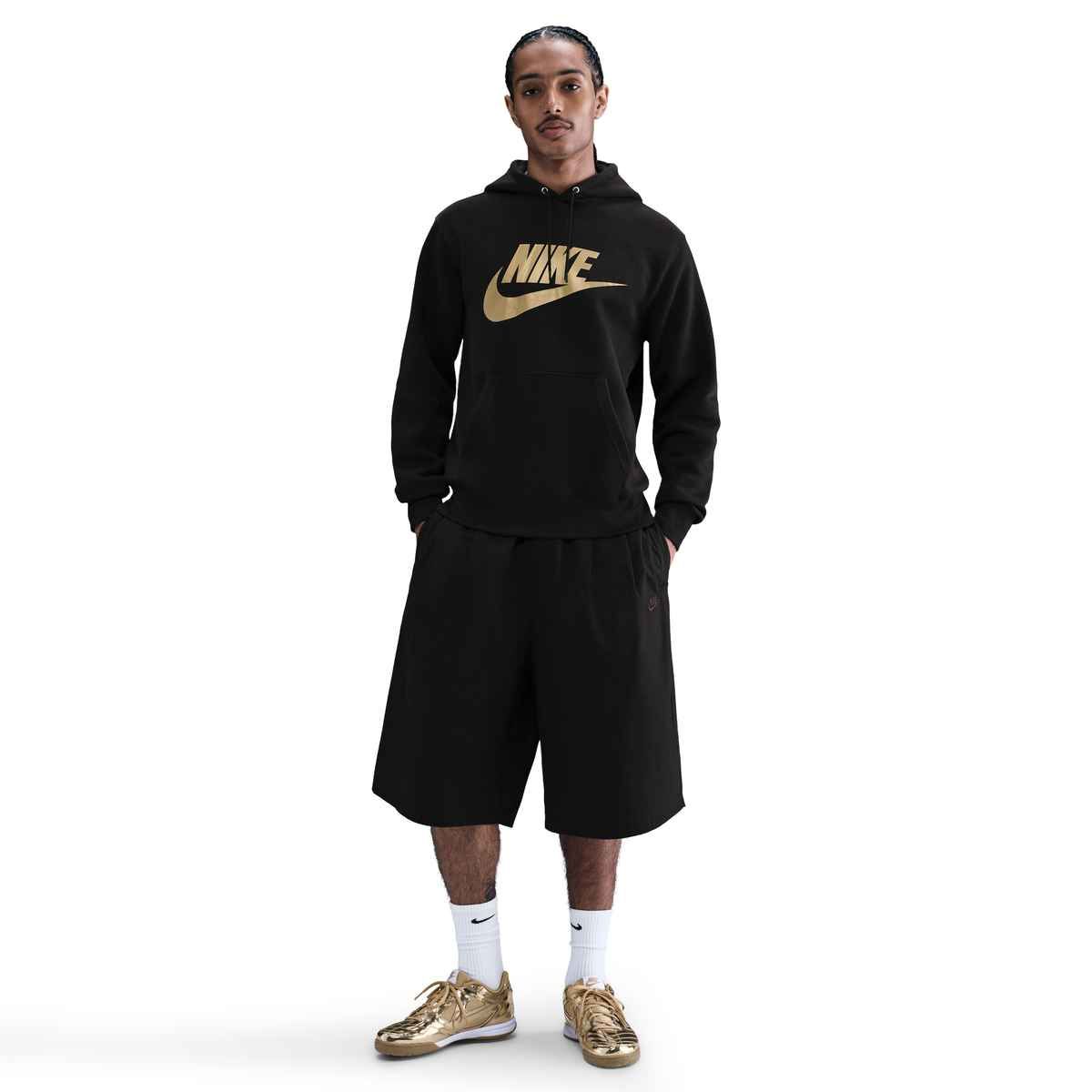 Nike new Ανδρική Μπλούζα κουκουλα Φούτερ fleece FN3868-013