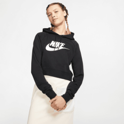 Nike Γυναικεία Μπλούζα Φούτερ Crop CJ6327-010